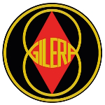 logotipo de gilera